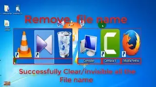 How to remove Desktop File or Folder Name
