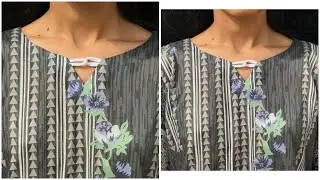 New Neck Design Cutting And Stitching | Easy And Simple Neck Design | Dori Keyhole Neck Design