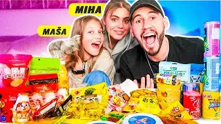 ISPROBAVAM ČUDNE SLATKIŠE SA MIHOM I MAŠOM ! * preukusno *