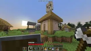 Mr Iron Golem spawned on top of a house