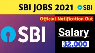 SBI JOBS 2021 | LATEST SBI JOBS |LATEST JOBS | JOBS | In Telugu