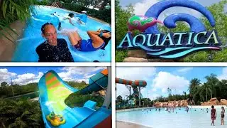 AQUATICA ORLANDO  -  SEAWORLD WATER PARK FLORIDA - FULL WALKING TOUR