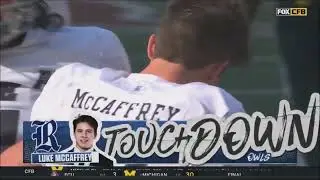 Luke McCaffrey (Rice WR) vs Texas 2023
