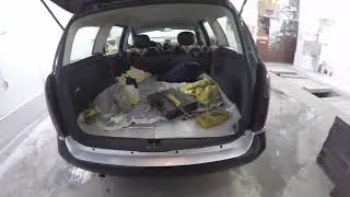 Как снять задний бампер OPEL ASTRA G +Покраска бампера в 2 цвета+Покраска мелочей в серебро.Смотрим)