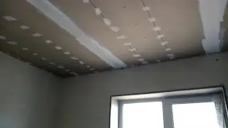 Заделка швов на потолке из гипсокартона