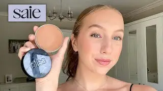 Saie Beauty Sun Melt Natural Cream Bronzer ☀️ | First Impression Review + Try on