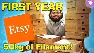 Selling 3D Prints on Etsy for 1 Year  - My Results