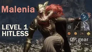 【ELDEN RING】MALENIA - LEVEL 1 - NO HIT (old patch 1.02)