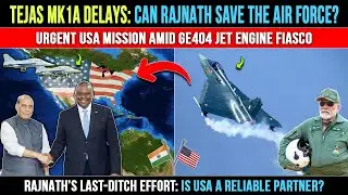 Rajnath Singh’s USA Mission: Will US Deliver LCA Tejas Mk1A Engines? | Indian Air Force | HAL