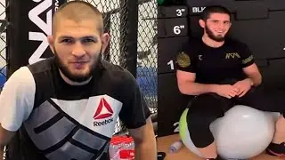ХАБИБ И ИСЛАМ МАХАЧЕВ ГОТОВЯТСЯ К UFC 254 / ТРЕНИРОВКИ В АБУ-ДАБИ