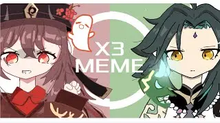 👻 X3 // Animation Meme // Hu Tao And Xiao // Genshin Impact 🐲