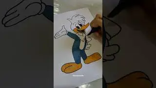 Pinta conmigo al Pájaro Loco ❤️ #dibujo #pintura #personajesdedisney #artedigital #tutorialdedibujo