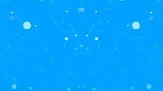 Snow Particle 4K HDR Animation Green Screen Falling Down Moving Particle Bluescreen