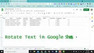 Rotate text in Google Sheets