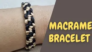DIY macrame friendship Bracelet/Macrame friendship bracelet tutorial for beginners