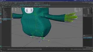 3D Animation - Maya 2020 - Character Rigging part 5 - Inverse Kinematics / Controllers / Constraints