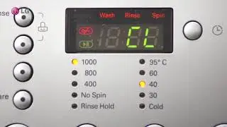 [LG Front Load Washer] -  Child lock Activation & Deactivation