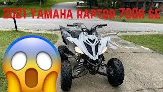 2021 Yamaha raptor 700r SE walk around.
