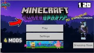 Installing Mods To Turn Minecraft PE 1.19 To Minecraft 1.20 || minecraft 1.20