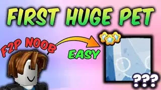 How To Get Your First Huge Pet In Pet Simulator 99!(2024)
