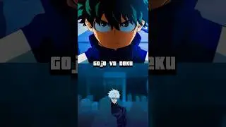 Gojo Vs Deku #gojo #vs #deku #anime #jujutsukaisen #myheroacademia