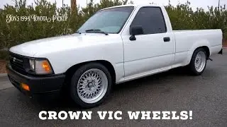 Toyota Pickup Update | Crown Vic Wheels | Daily Driven Stance