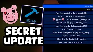 BUILD MODE SECRET UPDATE OUT NOW😱🐷