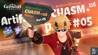 Daily Artifacts #05 - THE CHASM + INAZUMA | Efficiency - BEST ROUTE | Genshin Impact