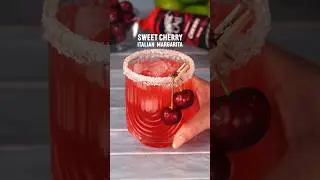 Let’s make a Sweet Cherry Italian Margarita! 🍒 