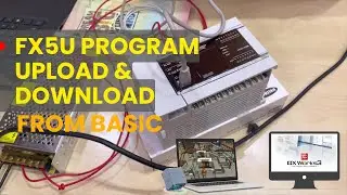 fx5u upload and download | fx5u ethernet communication |fx5u plc communication |fx5u programming|kts