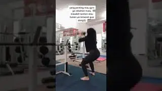 TIK TOK TERPESONA CELANA KETAT JILBAB LAGI GYM GURIHH