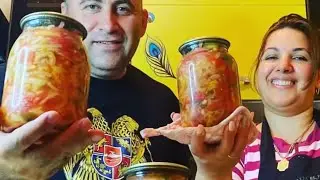 САЛАТ на зиму очень вкусный закрутка @armencookinglife  @Armen_kulinariya