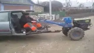 Крутой тюнинг.Адаптер для мотоблока своими руками
