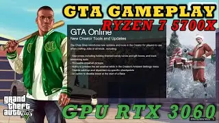 GTA V GAMEPLAY IN AMD RYZEN 7 5700X | GPU RTX 3060