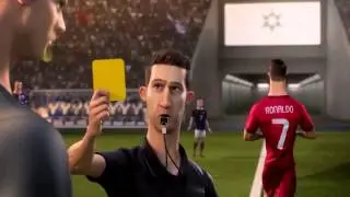 first look ronaldo kick to outoff stadiam
