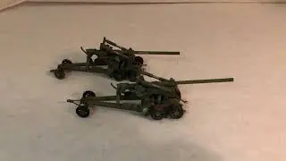 🔥💥 1/72 scale WW2 U.S. Army 155mm Howitzer Long Tom Built painted models🔥For Wargaming & diorama💥🔥