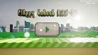 Flappy Bird Unreal Engine simple assets best Graphic and illumination with DIRECTX 12