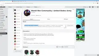 Roblox - A shout out about my group! Link in desc