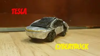 TESLA CYBERTRUCK из пластилина.
