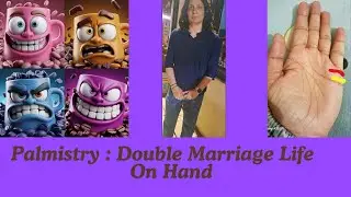 #Palmistry - हाथ मे दो विवाह रेखा का होना क्या बताता है -What Says Two Marriage Line in Hand Watch -