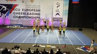 ECU European Championship 2019 - Senior Cheer Coed Elite Team Dartly