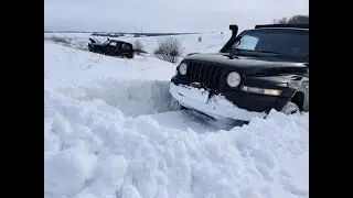 Пробиваем снежную целину. МТ на Pajero и Зимняя липучка на Tagaz Tager