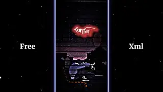 Ami Bacbo Ki Niya 😥 | New Bangla Sad Song Xml File | Alight Motion Presets Xml 