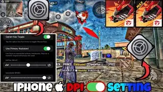 iPhone  dpi setting ⚙️ | iPhone  dpi⚡️hud⚡️sen settings ⚙️ | 95% headshots 🎯 | ff
