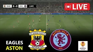 Go Ahead Eagles vs Aston Villa | Europa League 2025 | Full Match PES 21 Simulation