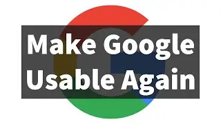 Tutorial: Make the ORIGINAL (better) google your default search engine