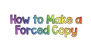 How to Make a Forced Copy of Google Slides and Change Access