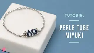 TUTORIEL | Bracelet Miyuki Homme avec Perle Tube Miyuki - Bijou Fait-Main Fête des Pères