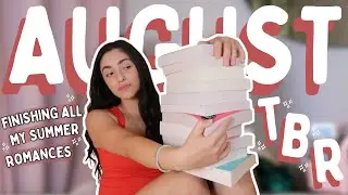 all the books I plan to read in August | finishing all my summer romances
