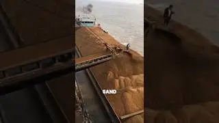 Why Are Ships Filled With Sand?🤔 |  Sand Transport in Ship #shorts #youtubeshorts